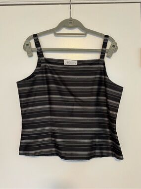 Vintage 90s Casual Corner Annex 100% Silk Tank